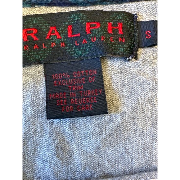 Ralph Ralph Lauren Gray Long Sleeve Night Shirt Size Small - Picture 4 of 6